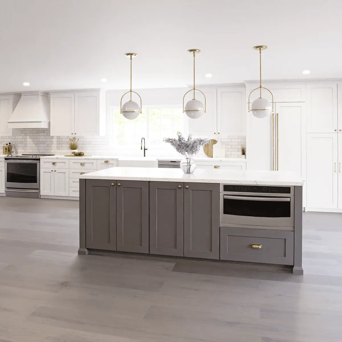 Modern kitchen renovation by Gold Remodeling in Norwood Village, Bellevue.